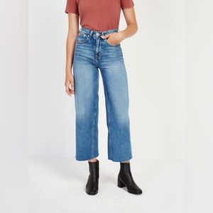 Frank & Oak The Nina Wide Leg Fit High Rise Jean